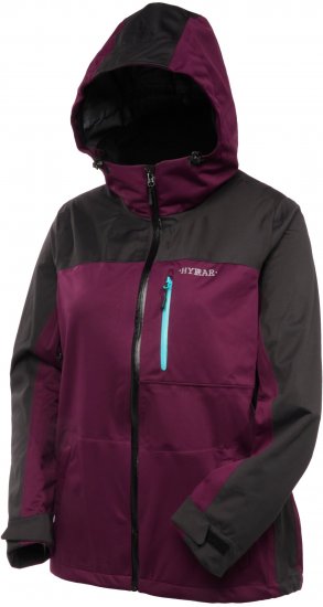 Ulla Popken HYPRAR Lightweight Triple Function Jacket Dark Berry - Jassen - 