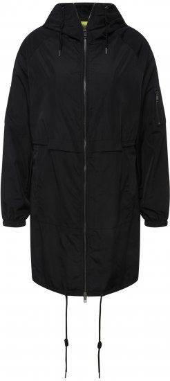 Ulla Popken Versatile Hooded Jacket Black - Jassen - 
