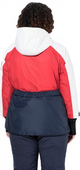 Ulla Popken Performance Peplum Ski Jacket Navy - Jassen - 