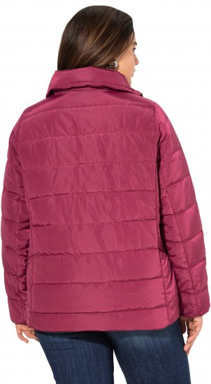 Ulla Popken Quilted Puffer Coat Carmine Red - Jassen - 