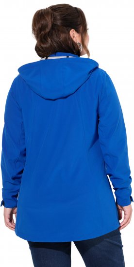 Ulla Popken HYPRAR Triple Function Longline Softshell Jacket Peacock Blue - Jassen - 