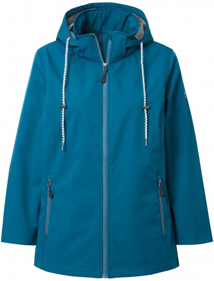Ulla Popken HYPRAR Triple Function Softshell Jacket Teal - Jassen - 
