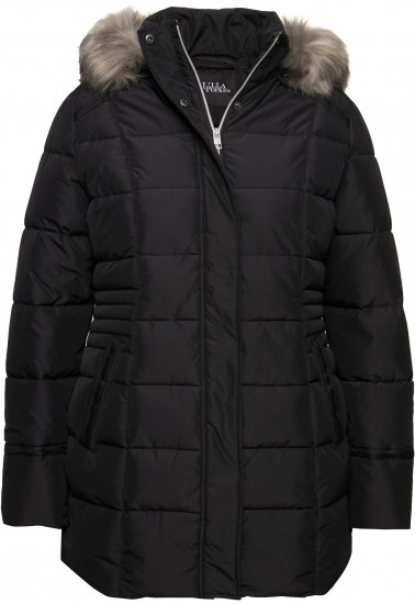 Ulla Popken HYPRAR Quilted Jacket Black - Jassen - 