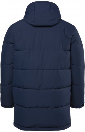 JAY-PI Warm Quilted Parka Dual Function, Wind and Water Repellant Navy - Jassen - Grote Maten Herenjassen