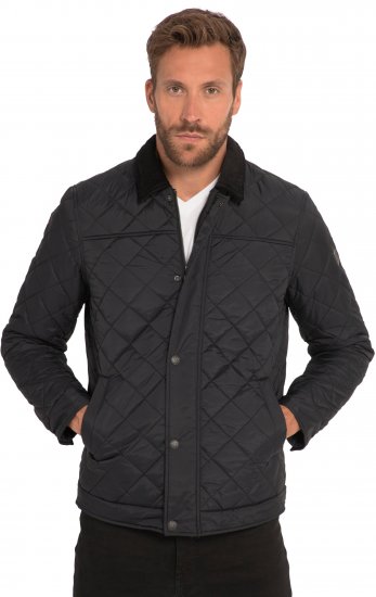 JP1880 Jacket Quilted Black - Jassen - Grote Maten Herenjassen