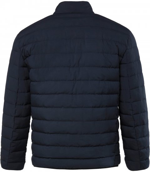 JP1880 Jacket Quilted Stand-up Collar Navy - Jassen - Grote Maten Herenjassen