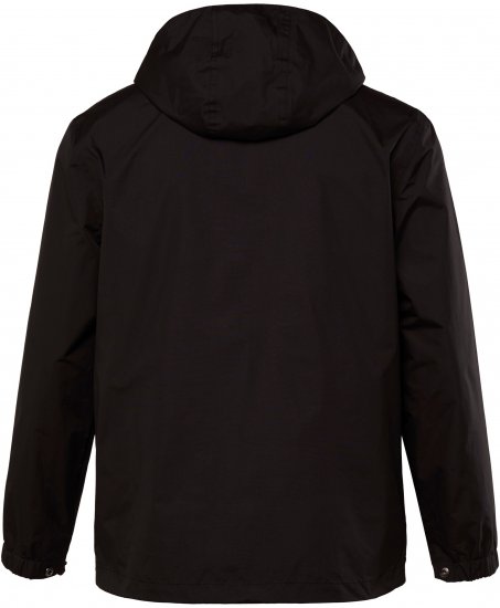Jay-Pi Jacket Technical Weatherproof Stomach Fit Black - Jassen - Grote Maten Herenjassen