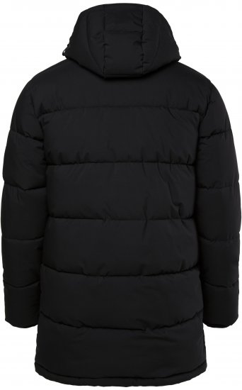 JP1880 Quilted Parka with Multiple Pockets Black - Jassen - Grote Maten Herenjassen