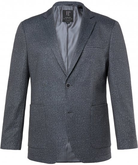 JP1880 Jacket Business Donegal Graphite Grey - Jassen - Grote Maten Herenjassen
