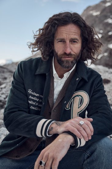 JP1880 Blouson Velour with Chest Embroidery Dark Green - Jassen - Grote Maten Herenjassen