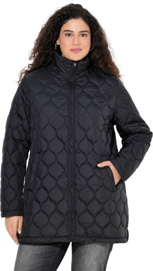 Ulla Popken HYPRAR Water-Repellent Quilted Jacket Black - Jassen - 
