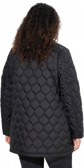 Ulla Popken HYPRAR Water-Repellent Quilted Jacket Black - Jassen - 