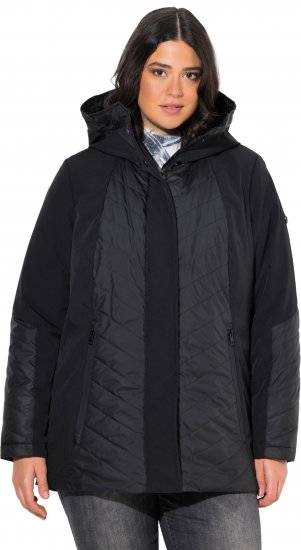 Ulla Popken HYPRAR Functional Softshell Jacket Black - Jassen - 