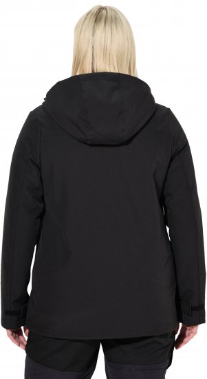 Ulla Popken HYPRAR Softshell Fleece Lined Jacket Black - Jassen - 