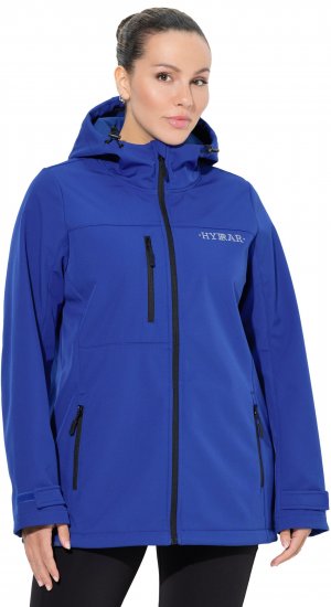 Ulla Popken HYPRAR Softshell Fleece Lined Jacket Capri Blue - Jassen - 