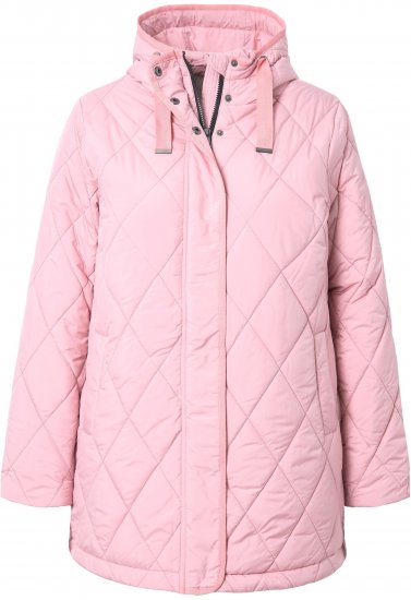Ulla Popken HYPRAR Quilted Water-Repellent Jacket Soft Dusty Rose - Jassen - 