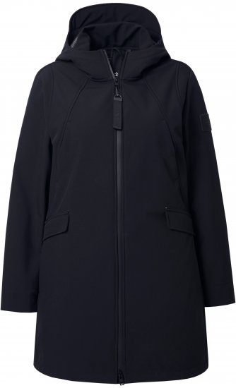 Ulla Popken HYPRAR Water Repellent Softshell Jacket Black - Jassen - 