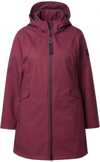 Ulla Popken HYPRAR Water Repellent Softshell Jacket Cherry - Jassen - 