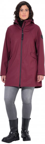 Ulla Popken HYPRAR Water Repellent Softshell Jacket Cherry - Jassen - 
