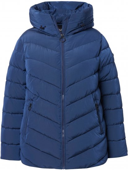 Ulla Popken HYPRAR Quilted Puffer Jacket Navy - Jassen - 
