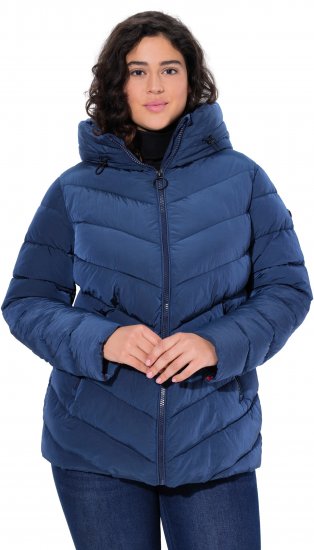 Ulla Popken HYPRAR Quilted Puffer Jacket Navy - Jassen - 