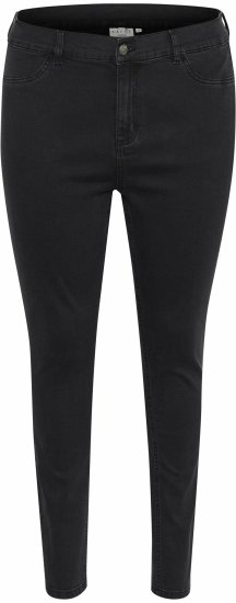 Kaffe Curve Laurina Jeans Gewassen zwarte denim - Jeans & Broeken in Grote Maten – Plus Size - 