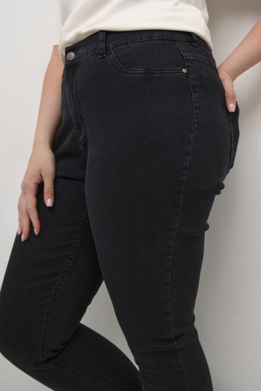 Kaffe Curve Laurina Jeans Gewassen zwarte denim - Jeans & Broeken in Grote Maten – Plus Size - 