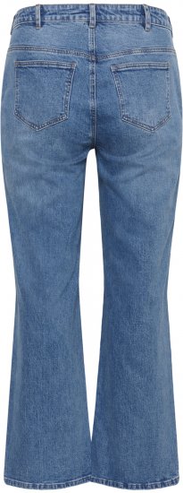Kaffe Curve Leoana Wijde lange jeans Vintage blauw - Jeans & Broeken in Grote Maten – Plus Size - 