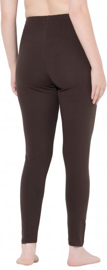 Ulla Popken Basic Stretch Knit Ankle Length Leggings Pine Brown - Jeans & Broeken in Grote Maten – Plus Size - 