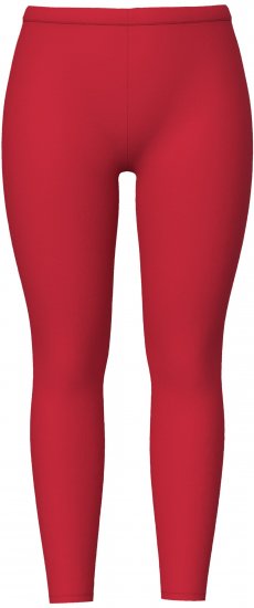 Ulla Popken Basic Stretch Knit Ankle Length Leggings Salsa Red - Jeans & Broeken in Grote Maten – Plus Size - 