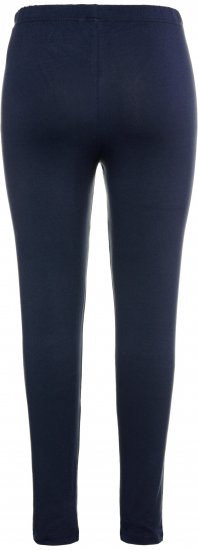 Ulla Popken Basic Stretch Knit Ankle Length Leggings Navy - Jeans & Broeken in Grote Maten – Plus Size - 