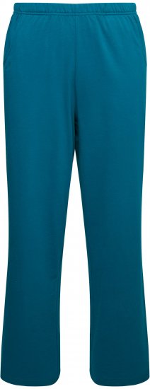 Ulla Popken Pull On Knit Straight Leg Pocket Pants Dark Petrol - DAMESKLEDING 40-66 - 