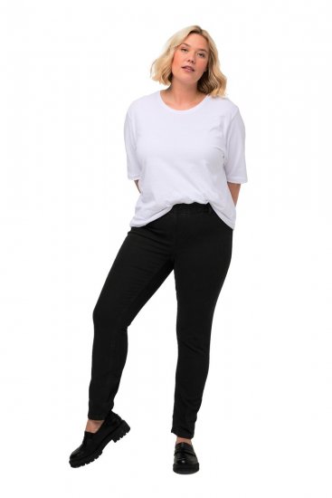 Ulla Popken Denim Look All Elastic Pocket Sienna Jeggings Black - Ulla Popken - Ulla Popken Grote Maten Kleding