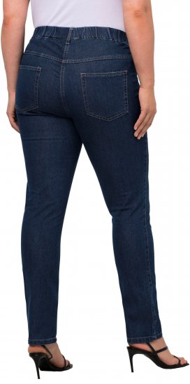 Ulla Popken Denim Look All Elastic Pocket Sienna Jeggings Blue Denim - Jeans & Broeken in Grote Maten – Plus Size - 