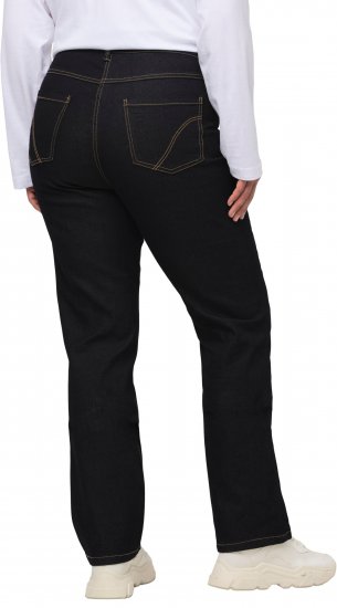 Ulla Popken Regular Fit Mandy Stretch Jeans Dark Blue Denim - Jeans & Broeken in Grote Maten – Plus Size - 
