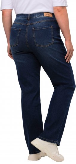 Ulla Popken Straight Leg Mandy Fit Stretch Jeans Blue Denim - Jeans & Broeken in Grote Maten – Plus Size - 