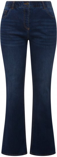 Ulla Popken Marie Fit Bootcut Stretch Jeans Blue Denim - Jeans & Broeken in Grote Maten – Plus Size - 