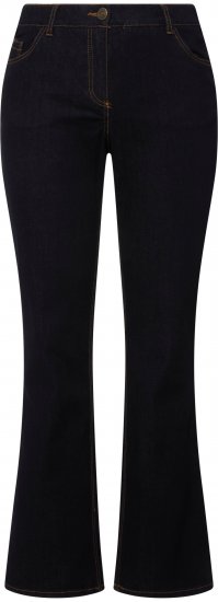 Ulla Popken Marie Fit Bootcut Stretch Jeans Dark Blue Denim - Jeans & Broeken in Grote Maten – Plus Size - 