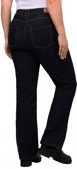 Ulla Popken Marie Fit Bootcut Stretch Jeans Dark Blue Denim - Jeans & Broeken in Grote Maten – Plus Size - 