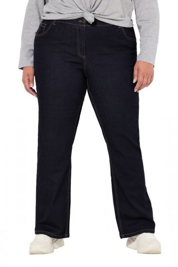 Ulla Popken Marie Fit Bootcut Stretch Jeans Dark Blue Denim - Ulla Popken - Ulla Popken Grote Maten Kleding