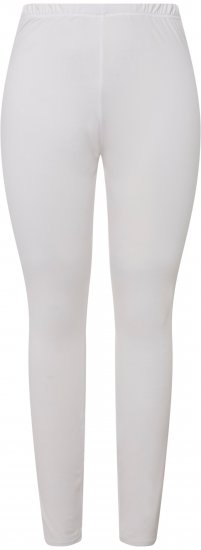Ulla Popken Quick Dry Moisture Wicking Stretch Ski Leggings Snow White - Jeans & Broeken in Grote Maten – Plus Size - 