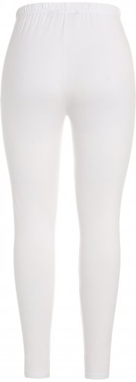 Ulla Popken Quick Dry Moisture Wicking Stretch Ski Leggings Snow White - Jeans & Broeken in Grote Maten – Plus Size - 