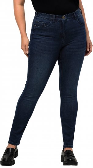 Ulla Popken Stretch Sarah Fit Skinny Jeans Blue Denim - Jeans & Broeken in Grote Maten – Plus Size - 