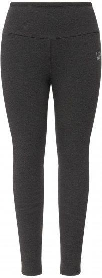 Ulla Popken Faux Fur Lined Stretch Leggings Charcoal - Jeans & Broeken in Grote Maten – Plus Size - 