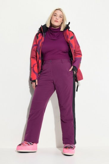 Ulla Popken Thermal Triple-Function Pants Pink Berry - Broeken - Dames broeken in grote maten