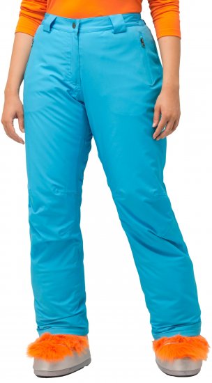 Ulla Popken Thermal Triple-Function Pants Bright Turquoise - Jeans & Broeken in Grote Maten – Plus Size - 