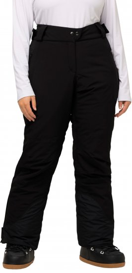 Ulla Popken HYPRAR Triple Function Ski Pants Black - Jeans & Broeken in Grote Maten – Plus Size - 