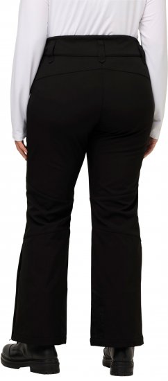 Ulla Popken Water Repellent Softshell Pants Black - Jeans & Broeken in Grote Maten – Plus Size - 