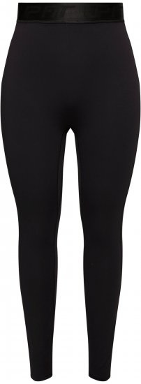 Ulla Popken Lightfit Quick Drying Leggings Black - Jeans & Broeken in Grote Maten – Plus Size - 