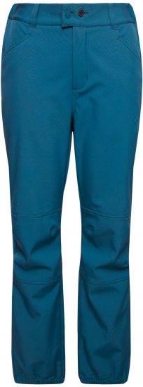 Ulla Popken Softshell Triple Function Fleece Lined Pants Dark Petrol Sapphire Blue - Ulla Popken - 